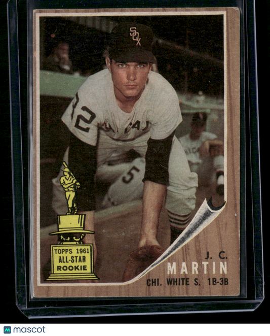 1962 Topps J.C. MARTIN #91 All Star Rookie Cup