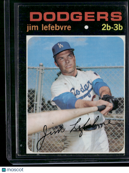 1971 Topps JIM LEFEBVRE #459 (VG - Light Scratches)