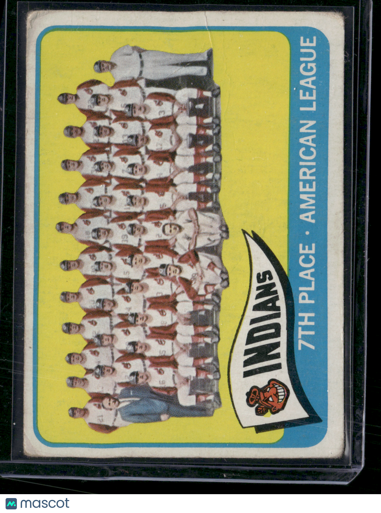 1965 Topps CLEVELAND INDIANS #481 Light Wrinkles (VG)