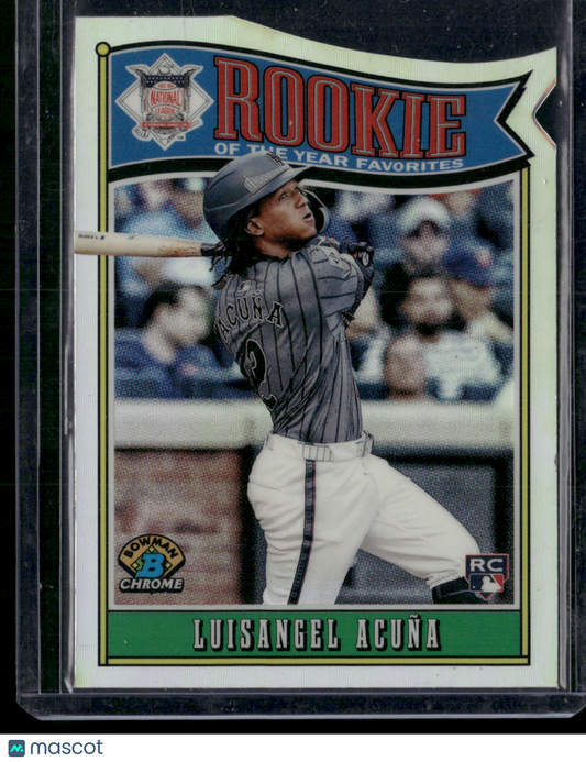2025 Bowman LUISANGEL ACUNA #ROY-4 ROOKIE OF THE YEAR FAVORITES Rainbow RC