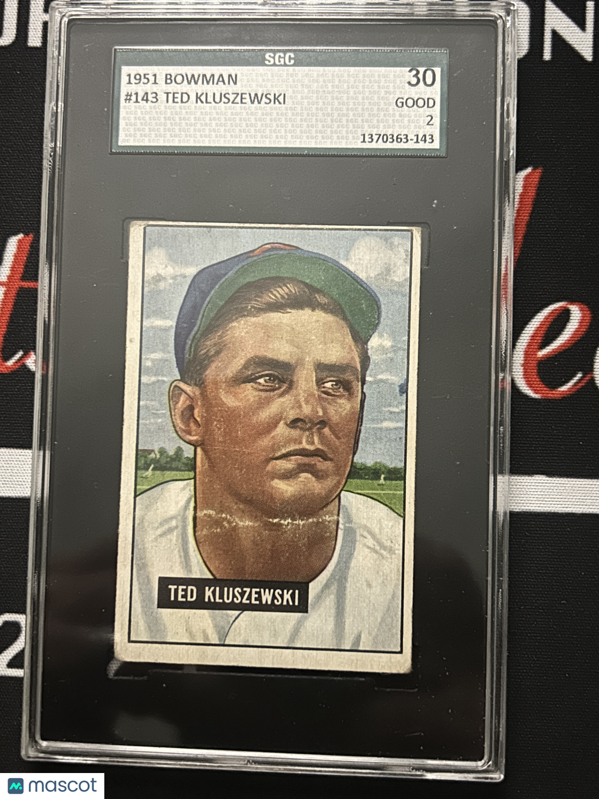 1951 Bowman Ted Kluszewski #143 SGC 2