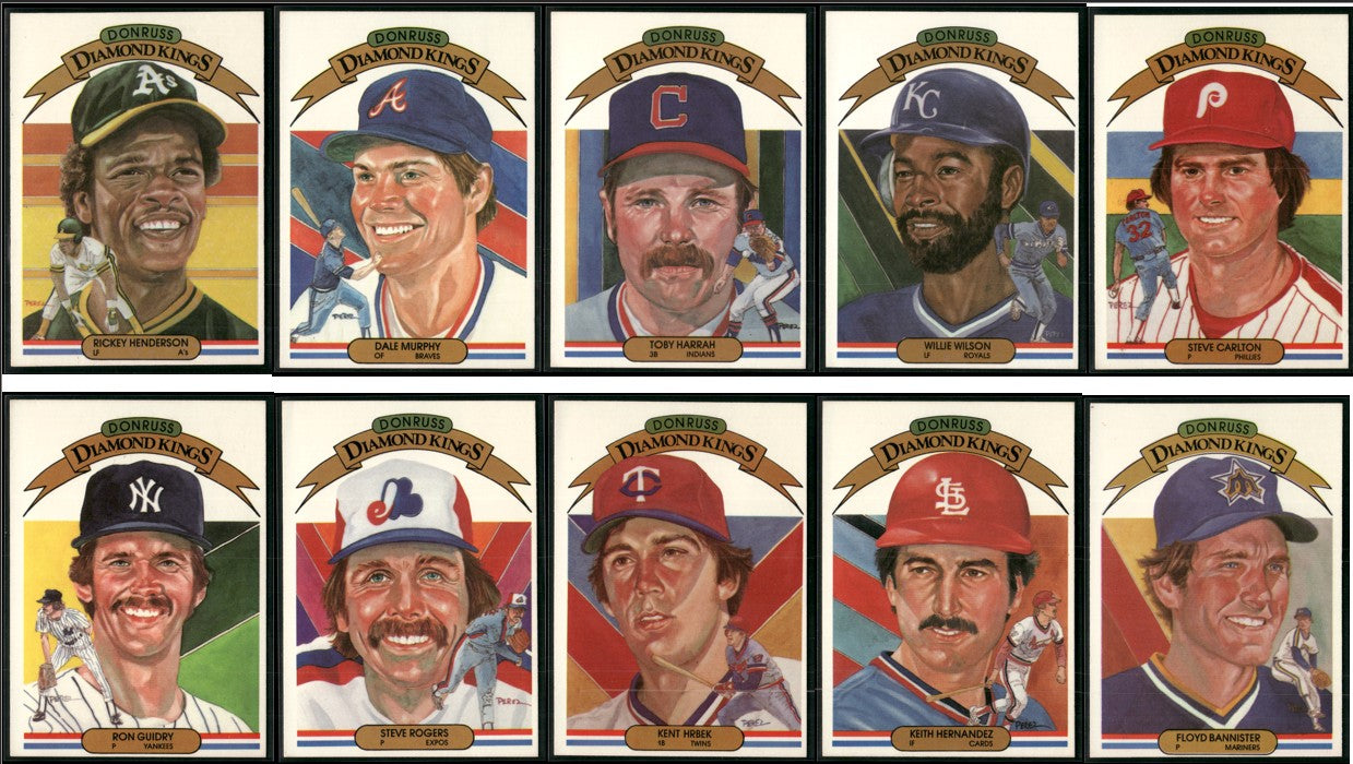 1983 Donruss DIAMOND KINGS NEAR COMPLETE 25/26 Cards #14 (VG-VG/EX)