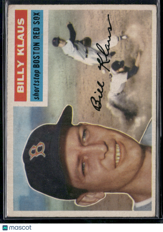 1956 Topps BILLY KLAUS #217 Crease