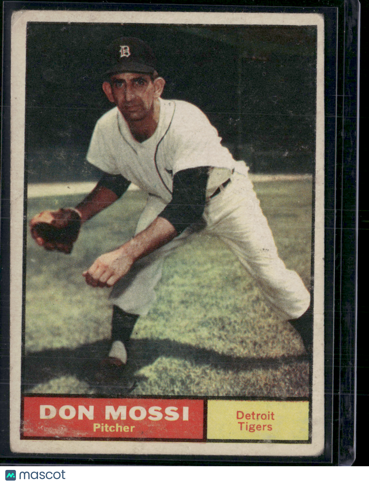 1961 Topps DON MOSSI #14 Toning (VG-VG/EX)