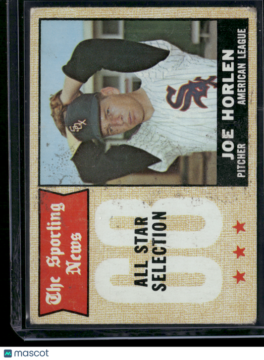 1968 Topps JOE HORLEN #377 (Good - Staining)