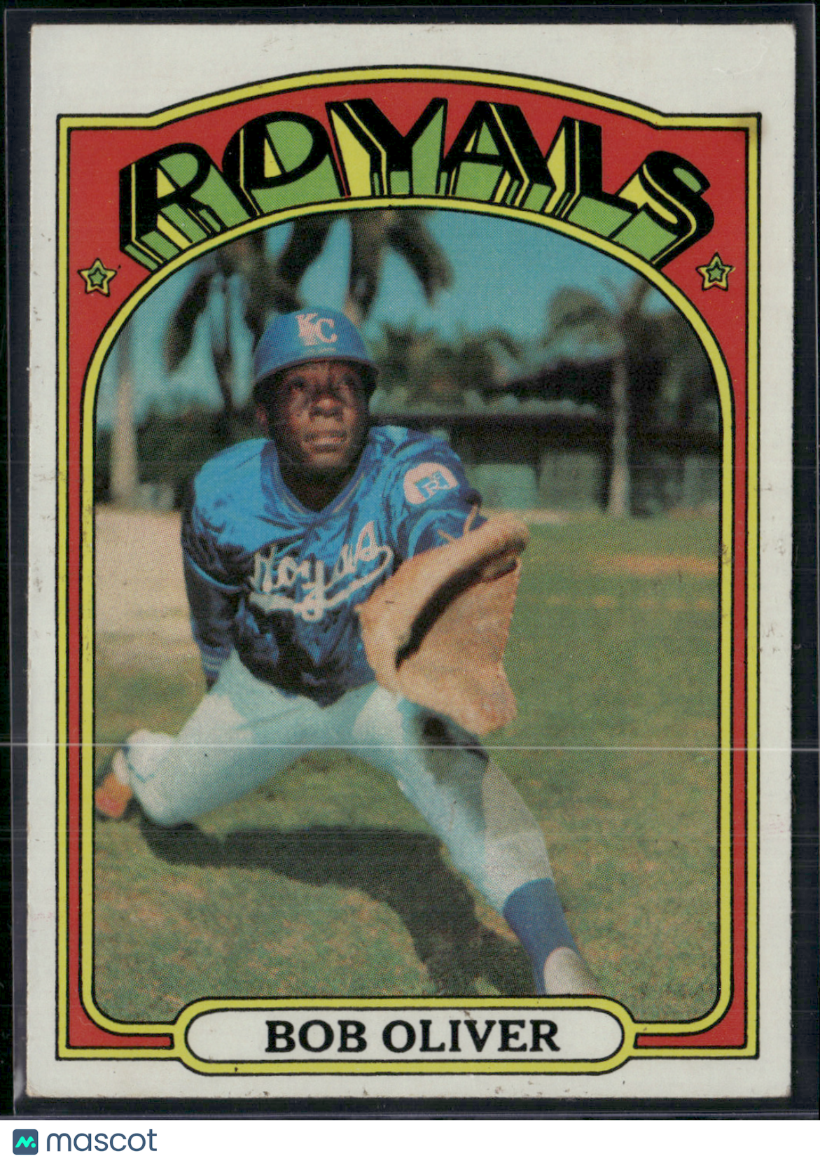 1972 Topps BOB OLIVER #57 Pressure Dent Light Scratch (VG)
