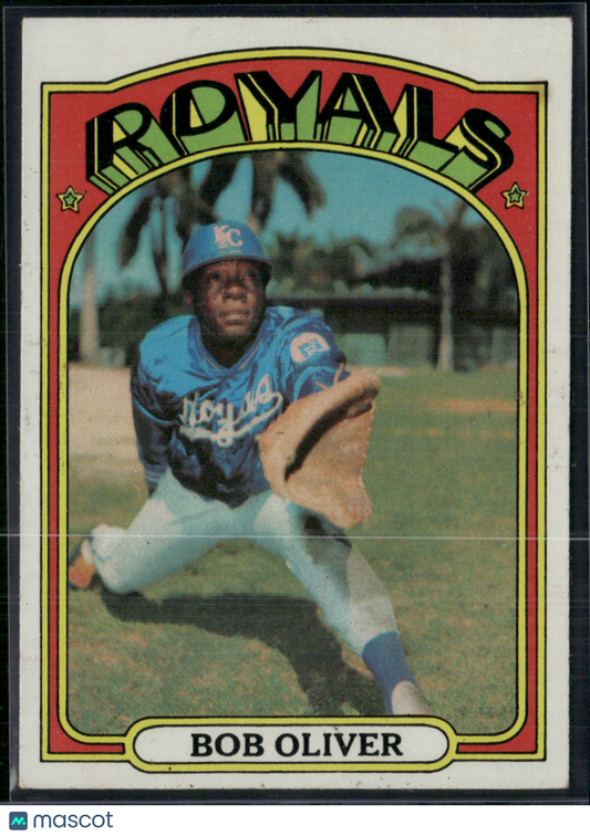 1972 Topps BOB OLIVER #57 Pressure Dent Light Scratch (VG)