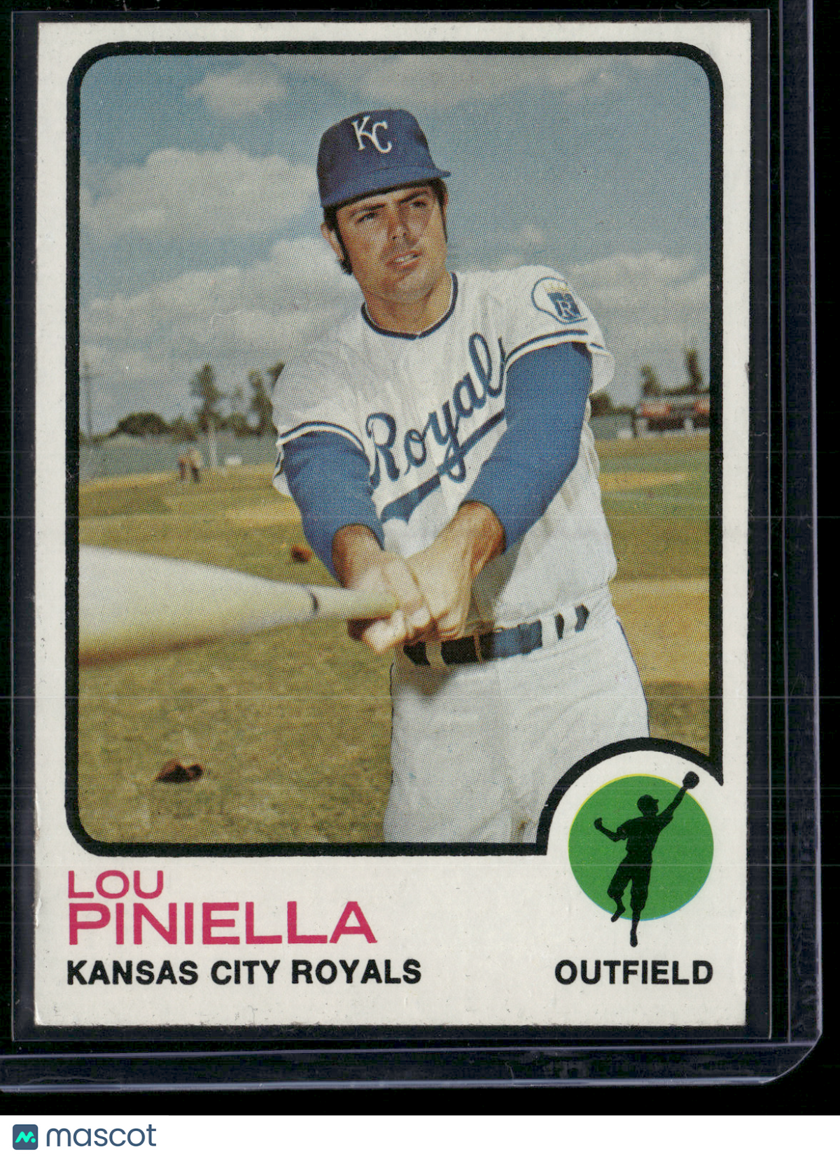 1973 Topps LOU PINIELLA #140 Edge Chips (EX)
