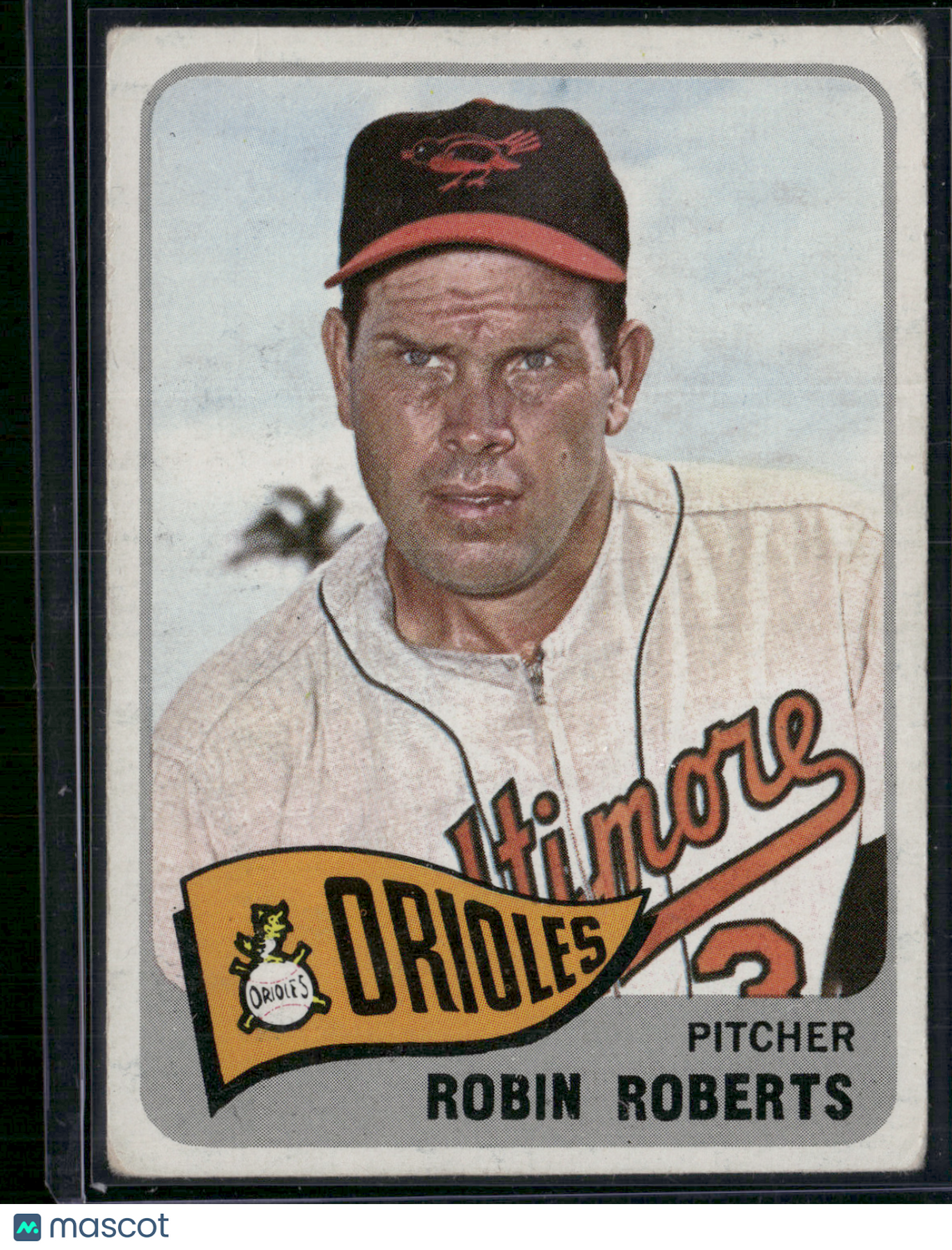 1965 Topps ROBIN ROBERTS #15 Light Scratch (VG)