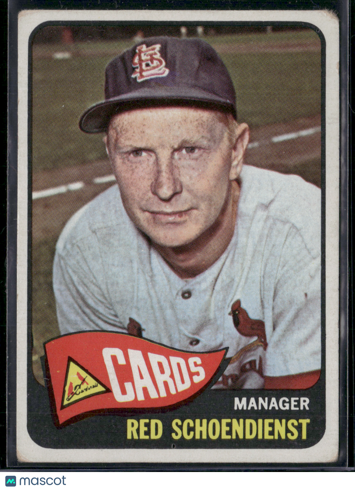 1965 Topps RED SCHOENDIENST #556