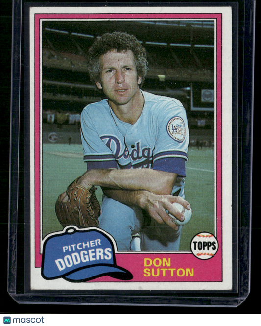 1981 Topps DON SUTTON #605 (VG/EX)