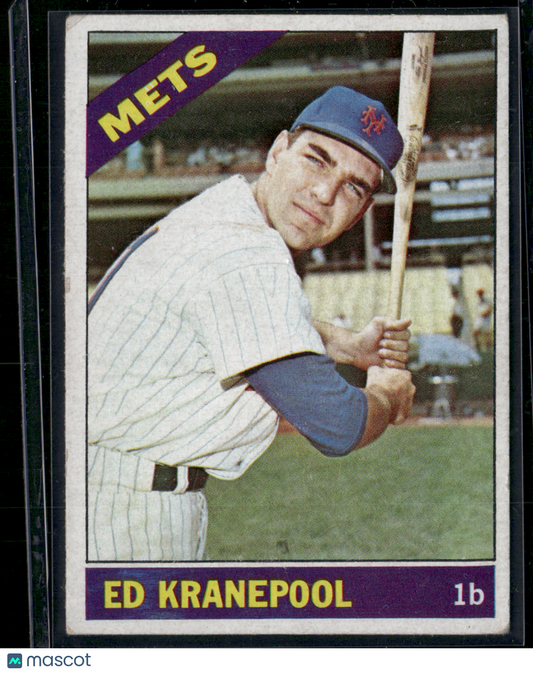 1966 Topps ED KRANEPOOL #212 Light Scratching (VG)