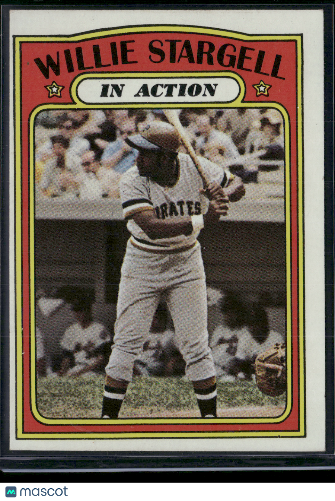 1972 Topps WILLIE STARGELL #448 In Action (VG/EX)
