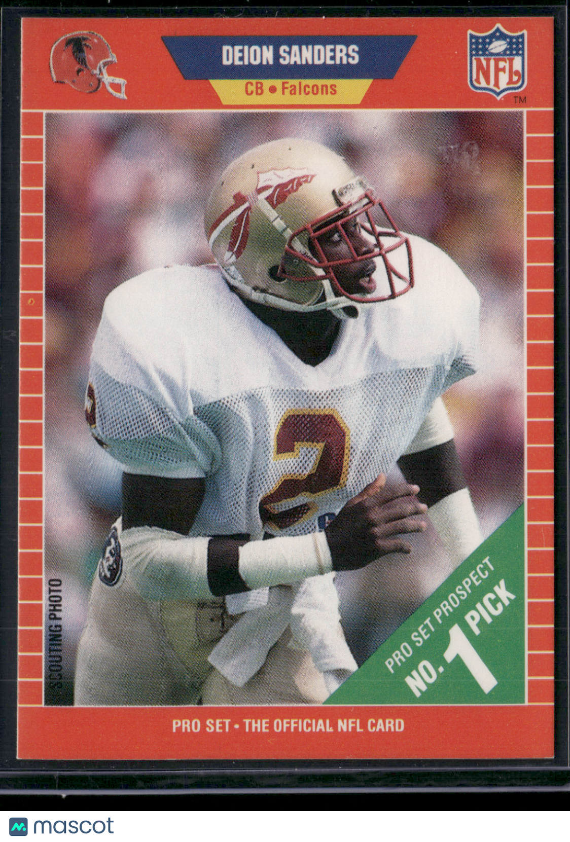 1989 Pro Set DEION SANDERS #486 Rookie RC
