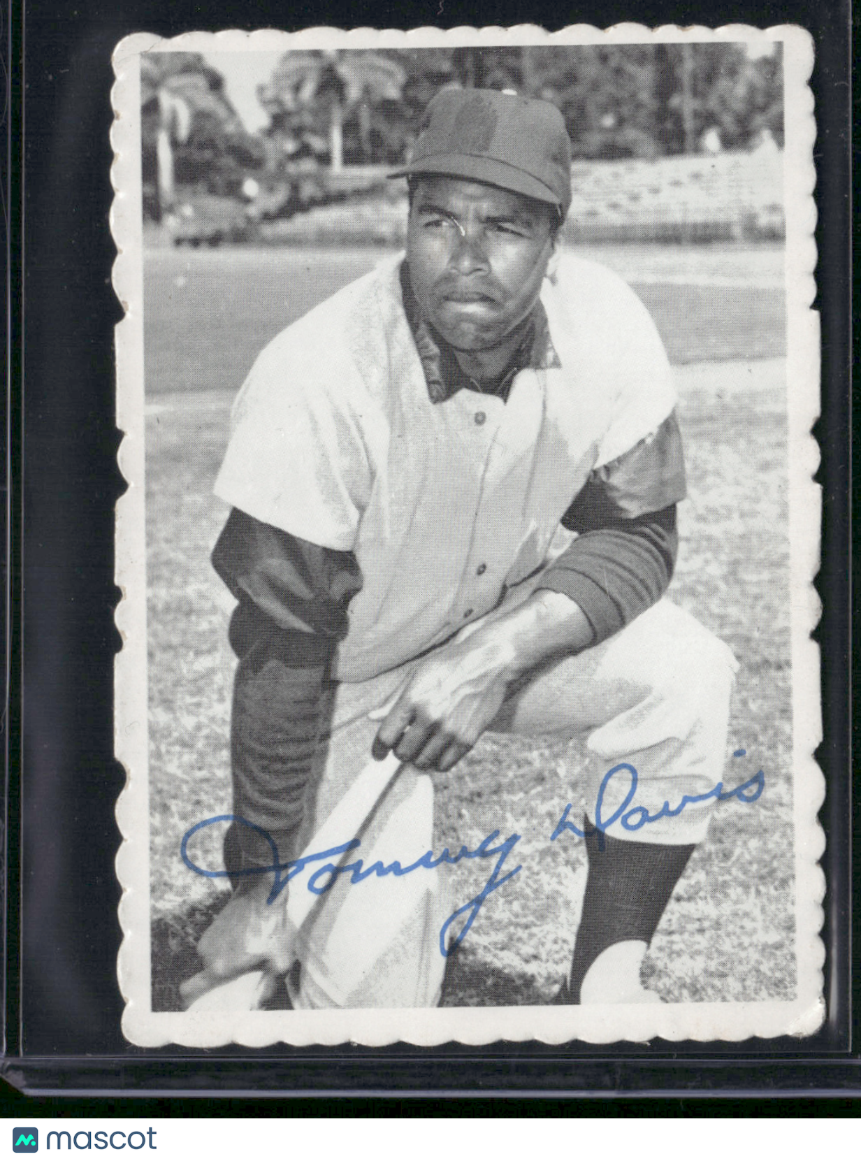 1969 Deckle TOMMY DAVIS #15 Surface Dents (Good)