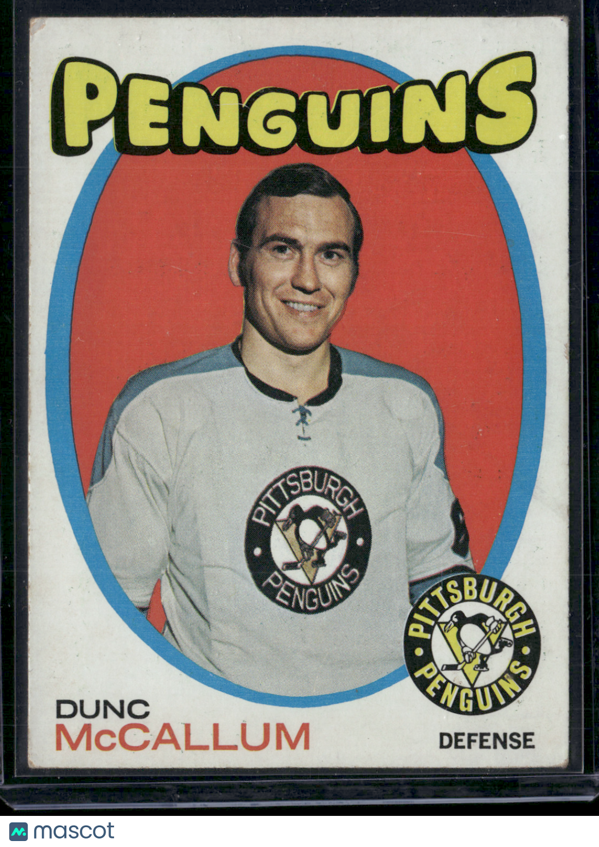 1971 Topps DUNC MCCALLUM #132 Light Scratches Indents (VG)