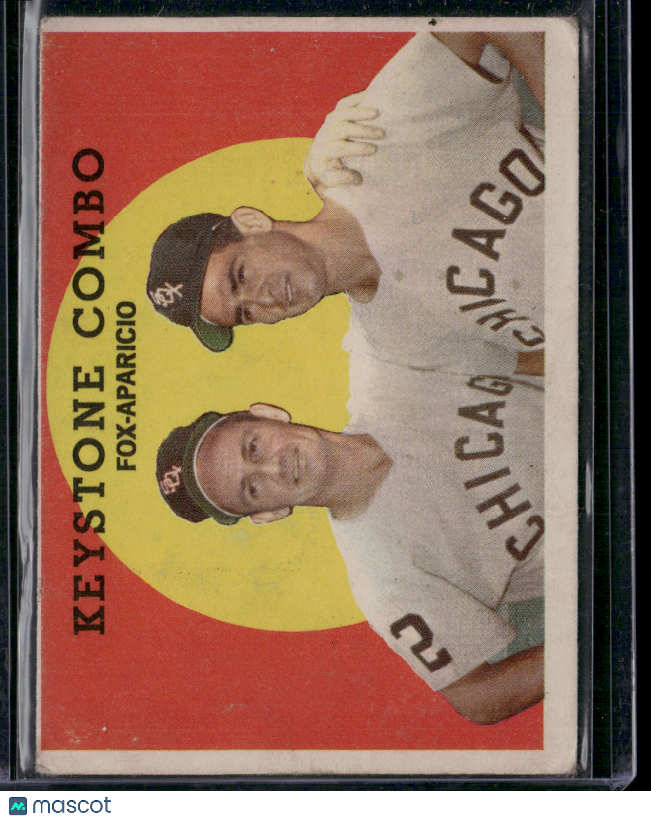 1959 Topps KEYSTONE COMBO NELLIE FOX/LUIS APARICIO #408