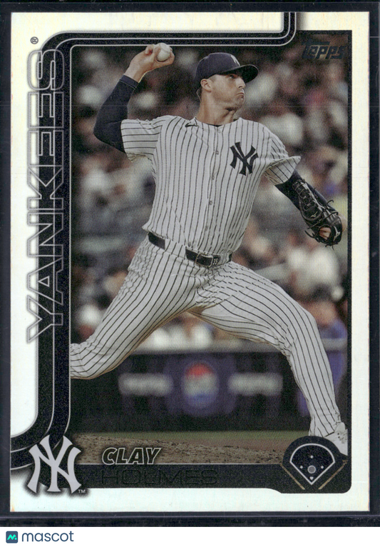 2025 Topps Series 1 CLAY HOLMES #292 Rainbow Foil