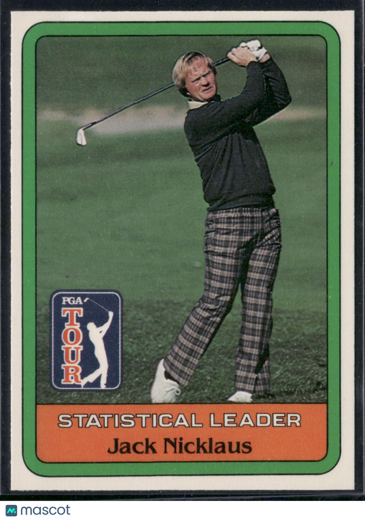 1981 Golf JACK NICKLAUS Statistical Leader (NM)