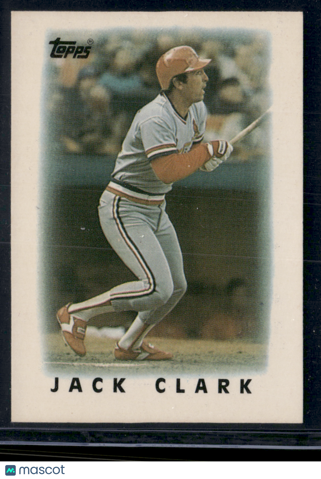 1986 Mini JACK CLARK #59 Small Edge chip bottom (EX-EX/MT)