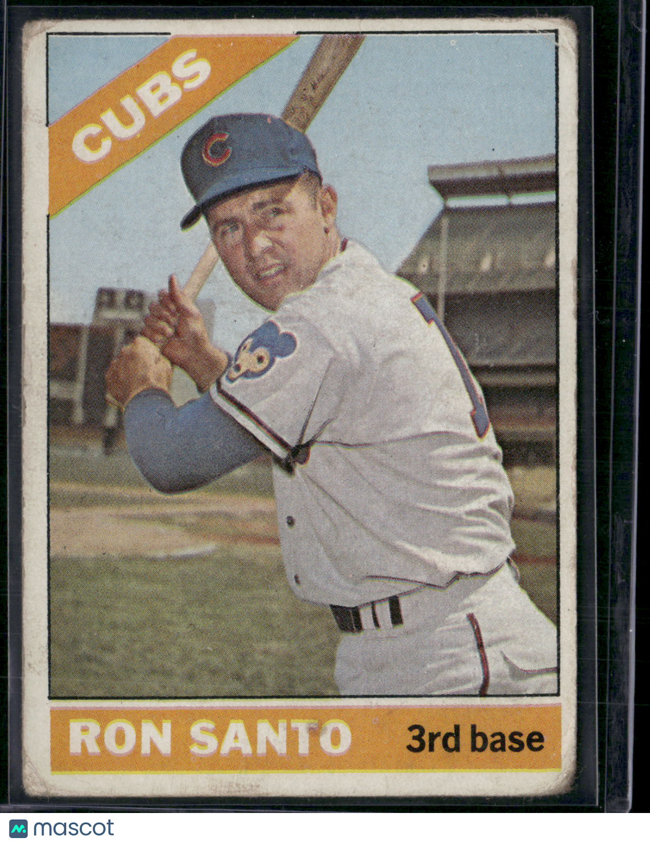 1966 Topps RON SANTO #290 Light Wrinkles (Good-VG)