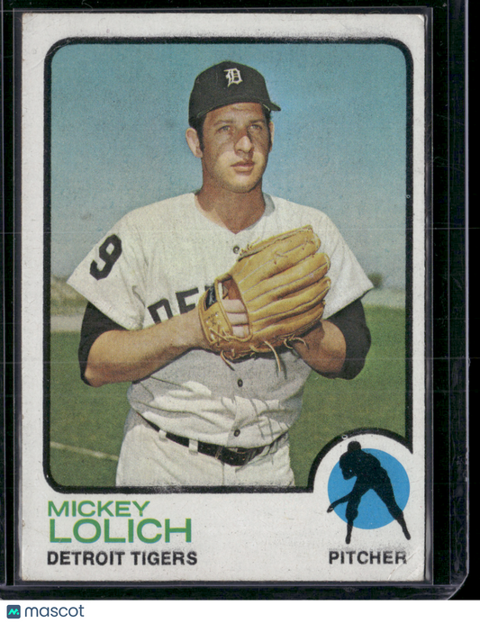 1973 Topps MICKEY LOLICH #390 (VG)