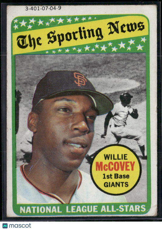 1969 Topps WILLIE MCCOVEY #416 NL All Star