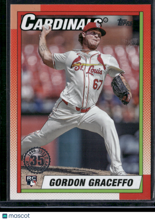 2025 Topps Series 1 GORDON GRACEFFO #T90-58 1990 Rookie Card