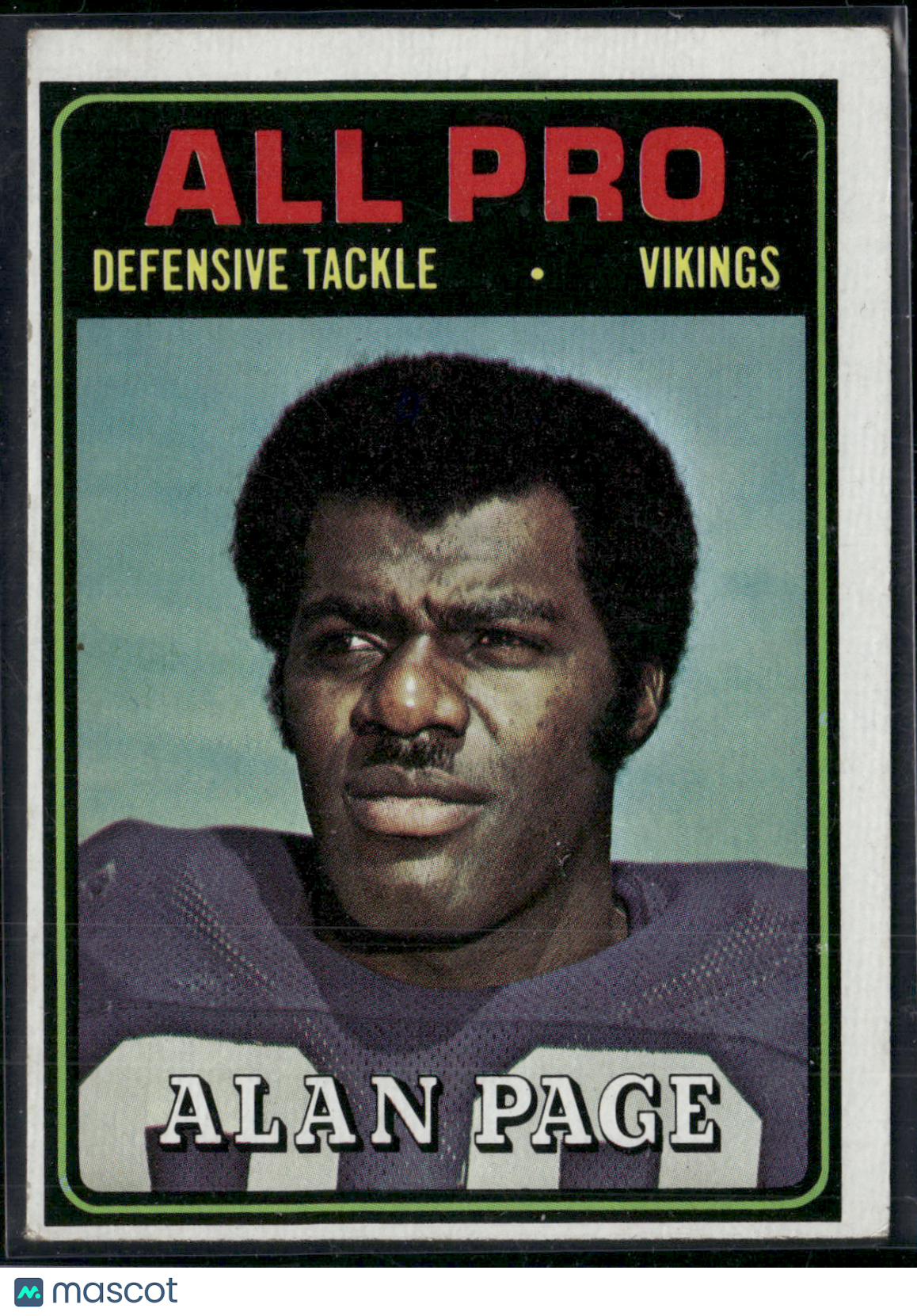 1974 Topps ALAN PAGE #134 All Pro (EX)
