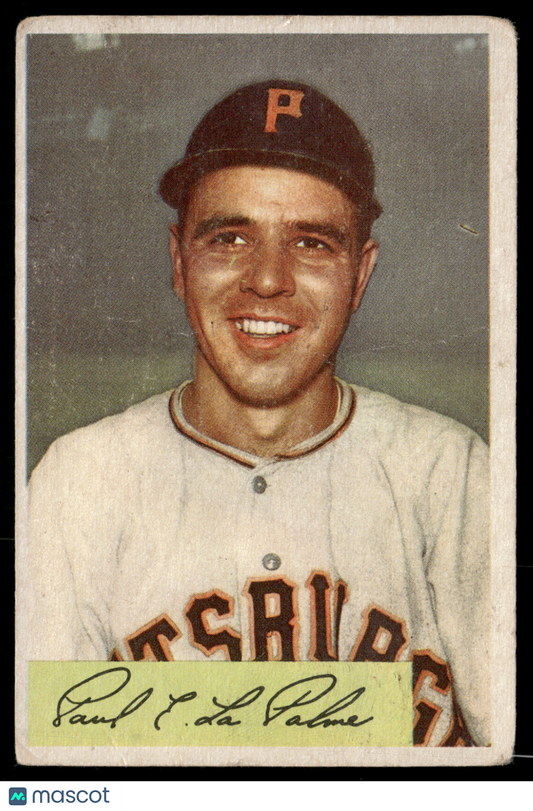 1954 Bowman PAUL LA PALME #107 Wrinkles (Good)