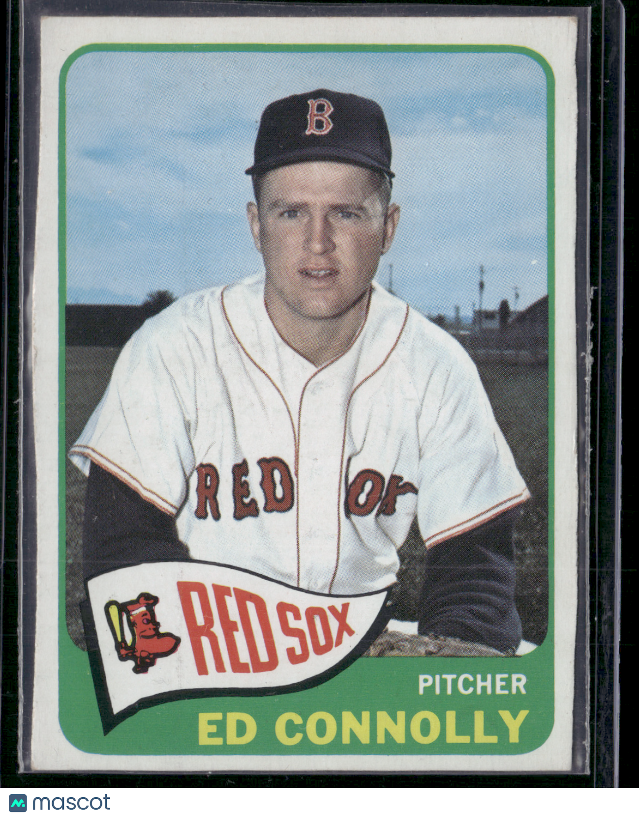 1965 Topps ED CONNOLLY #543 Miscut