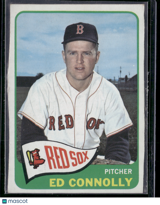 1965 Topps ED CONNOLLY #543 Miscut