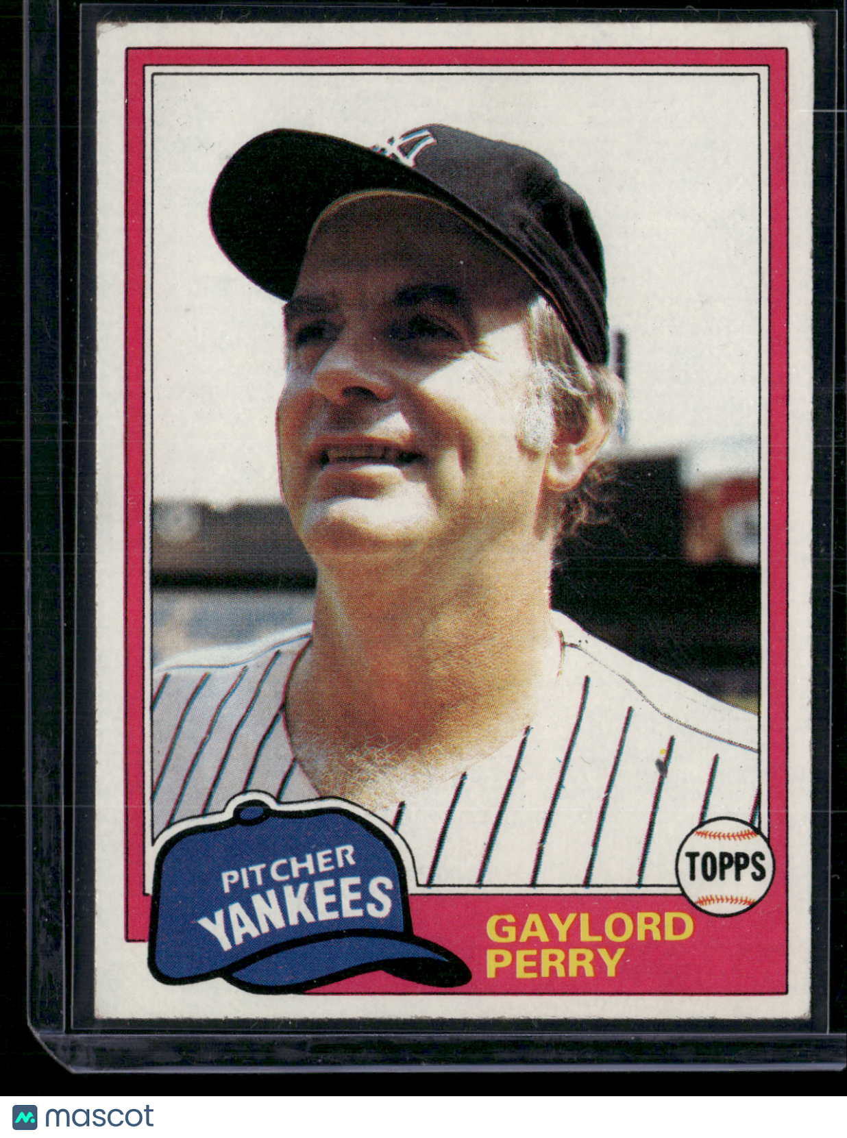 1981 Topps GAYLORD PERRY #582 (VG-EX)