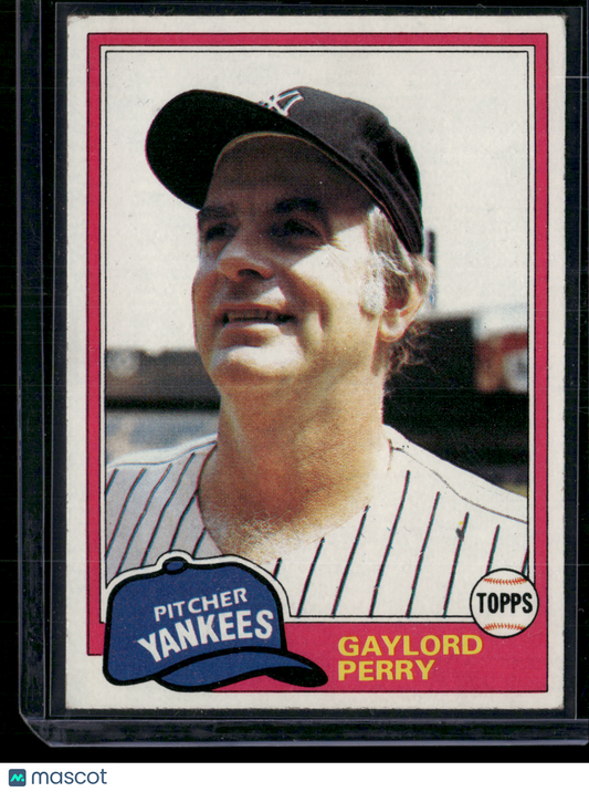 1981 Topps GAYLORD PERRY #582 (VG-EX)