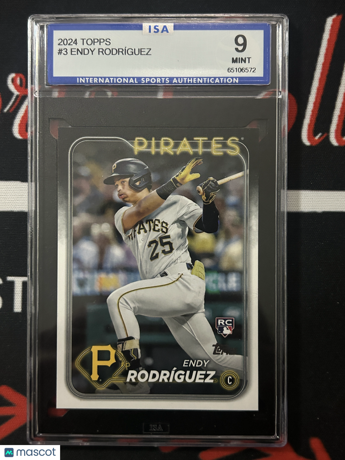 2024 Topps Series 1 Endy Rodriguez #3 ISA 9