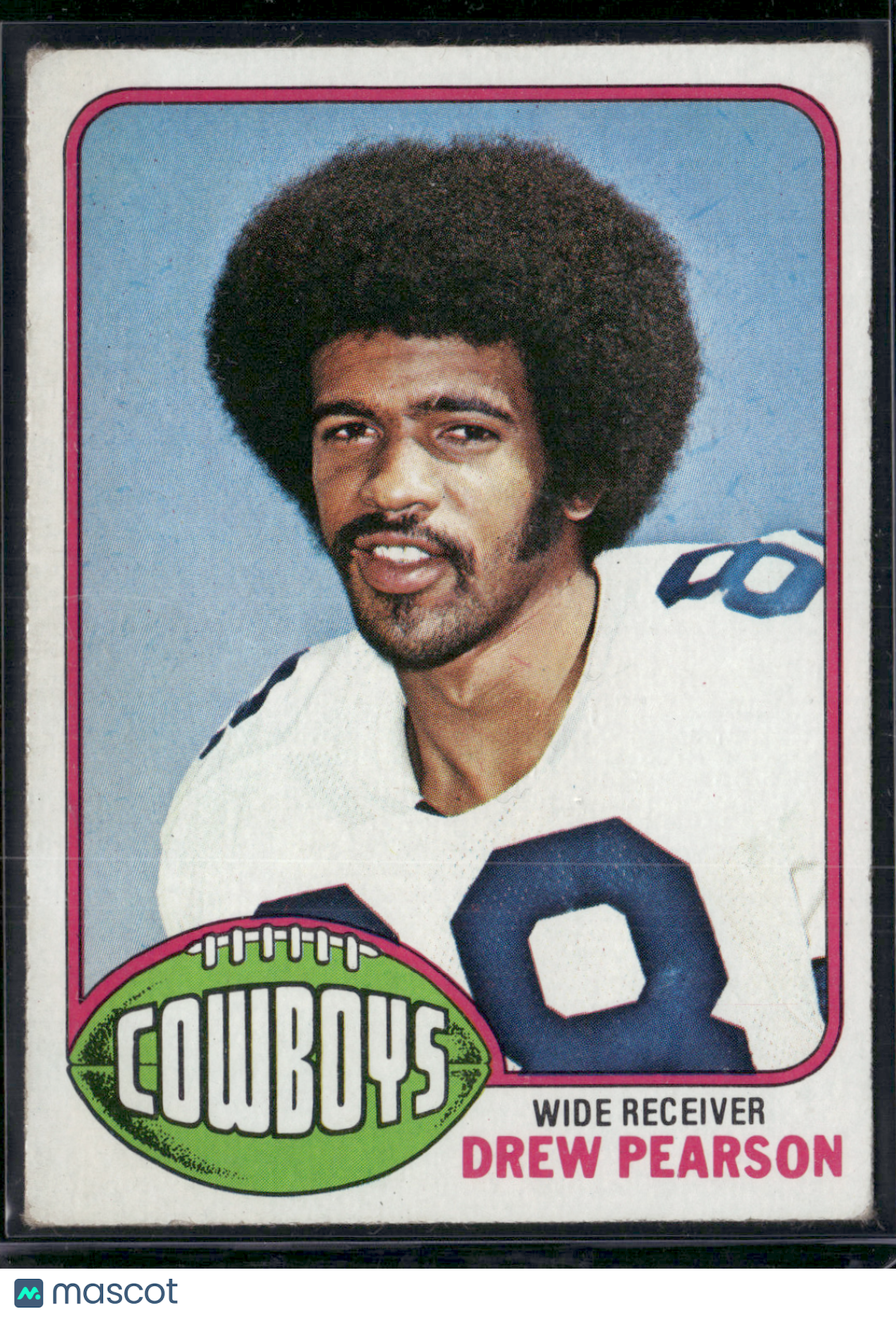 1976 Topps DREW PEARSON #313 (VG/EX-EX)