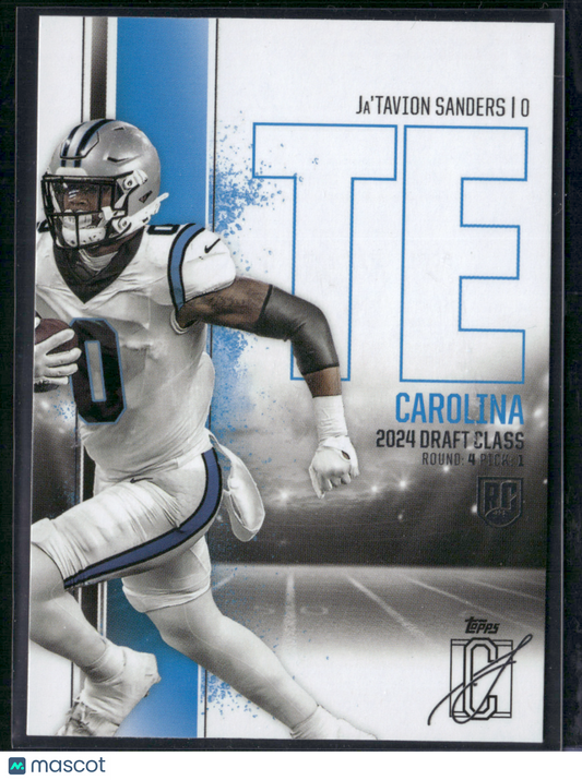 2024 Topps Signature Class JA'TAVION SANDERS #82 Rookie Card RC