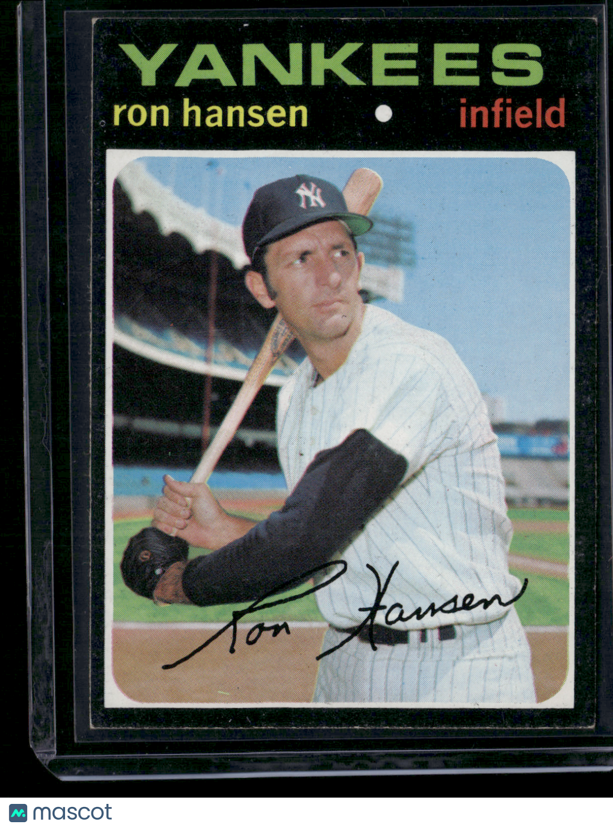 1971 Topps RON HANSEN #419 (VG)