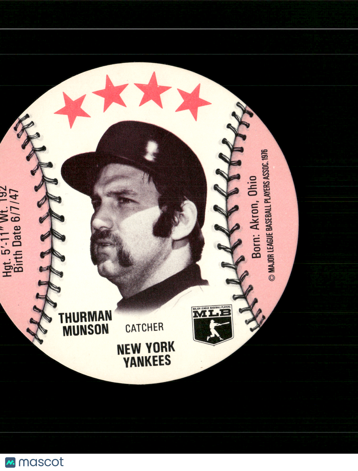 1976 Dics THURMAN MUNSON (EX)