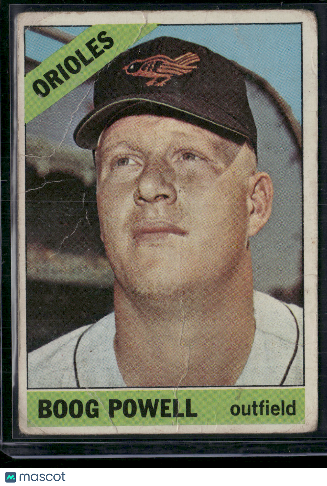 1966 Topps BOOG POWELL #167 Wrinkling (Good)
