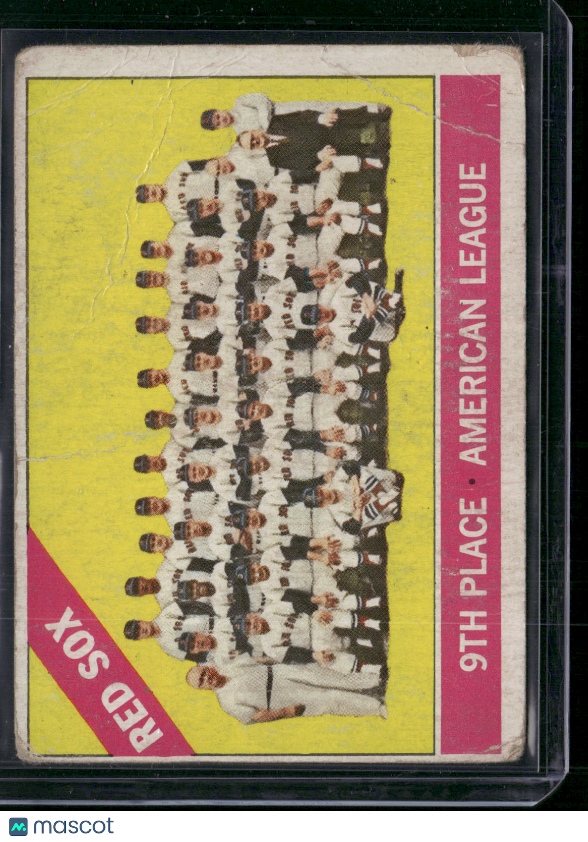 1966 Topps BOSTON RED SOX #259 Wrinkles (Good)