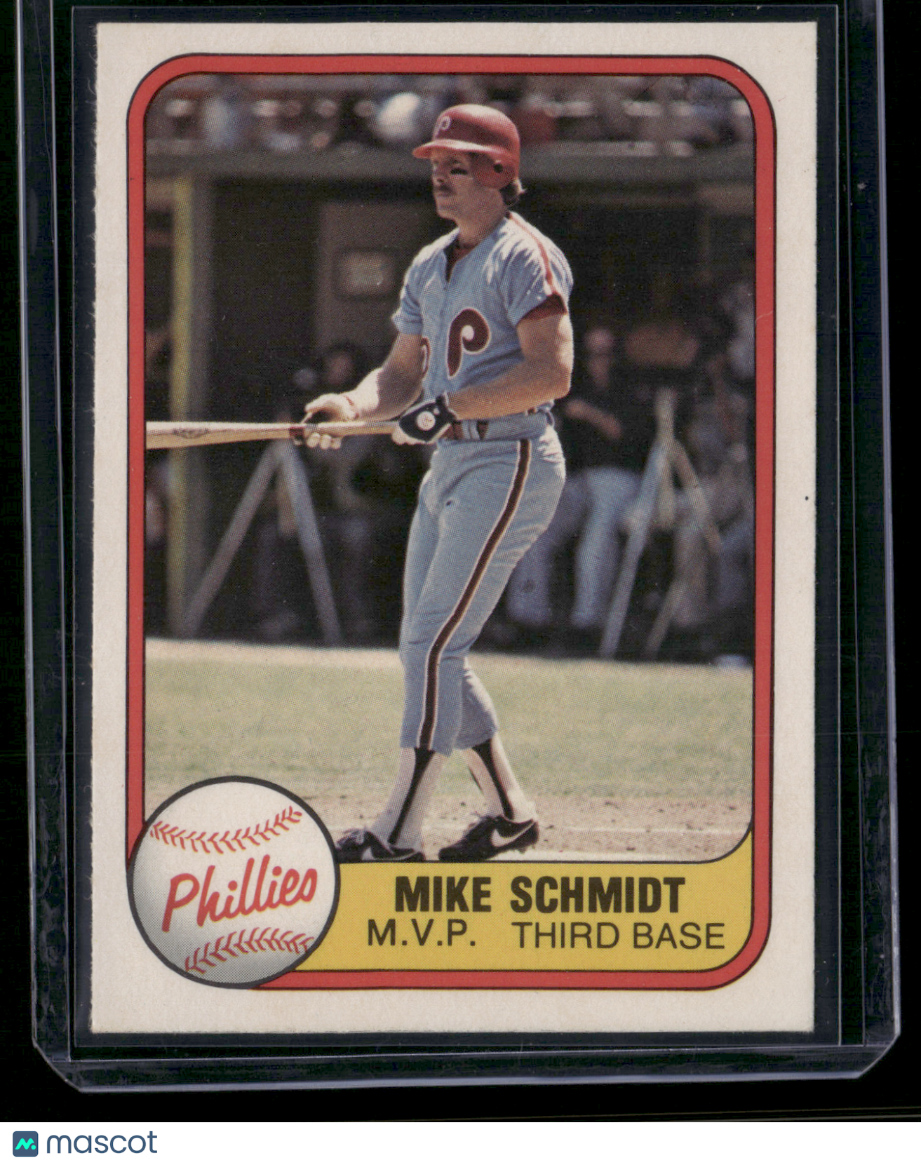 1981 Fleer MIKE SCHMIDT #5 MVP (EX/MT)