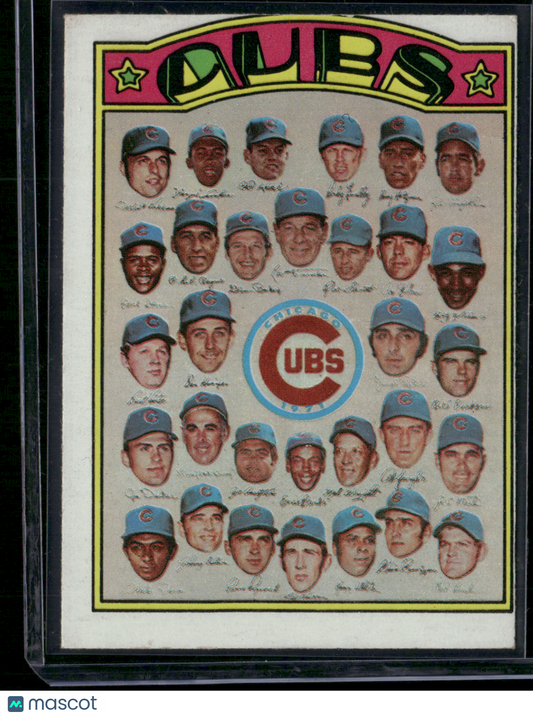 1972 Topps CHICAGO CUBS #192 (VG)