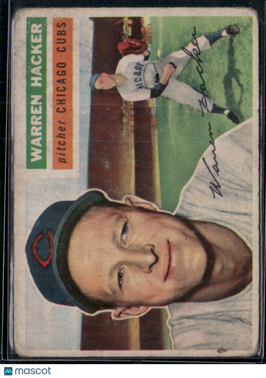 1956 Topps WARREN HACKER #282