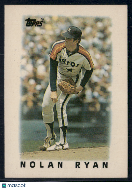 1986 Mini NOLAN RYAN #43 Light Scratch (EX)