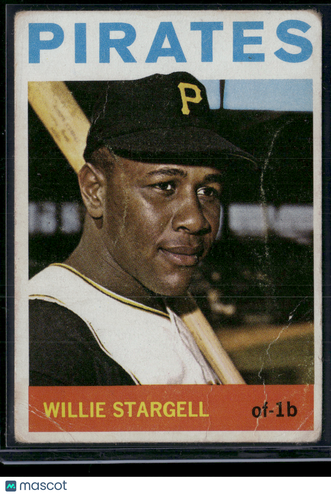 1964 Topps WILLIE STARGELL #342 Wrinkling (Good)