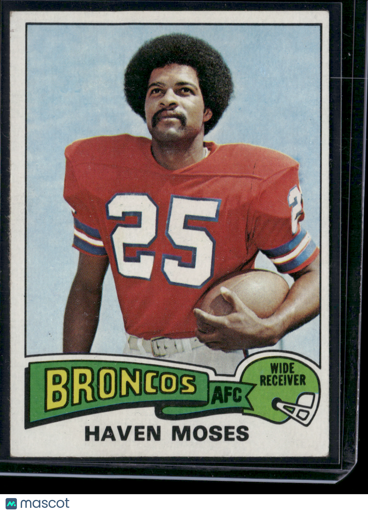 1975 Topps HAVEN MOSES #17 (Good - Surface dents)