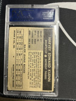 1954 Wilson Franks HARVEY KUENN Trimmed PSA A