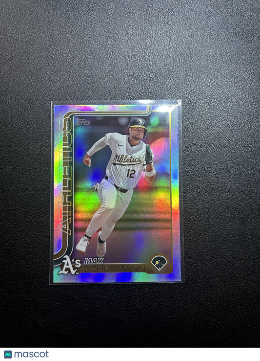 2025 Topps Series 1 MAX SCHUEMANN #305 Rainbow Foil