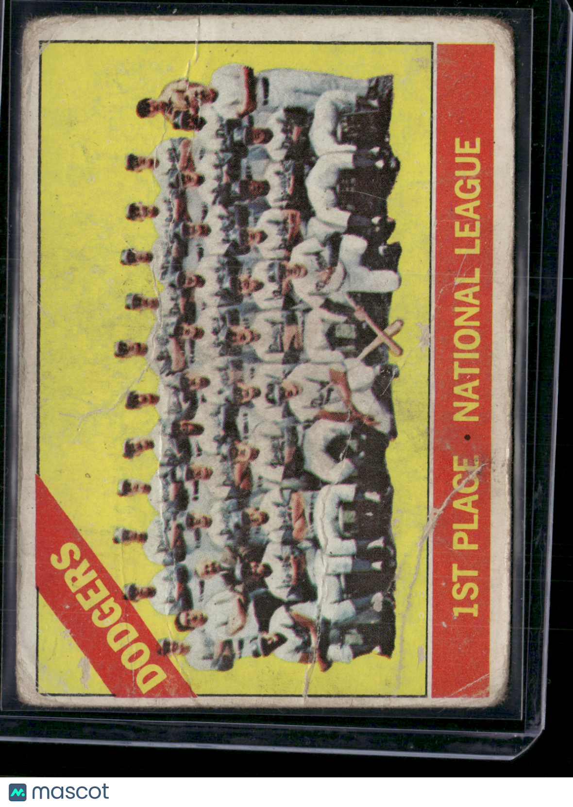 1966 Topps LOS ANGELES DODGERS #238 Wrinkles (Good)